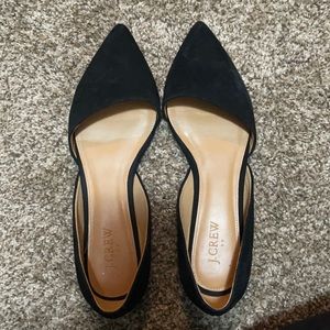 JCrew Black D’orsay flats